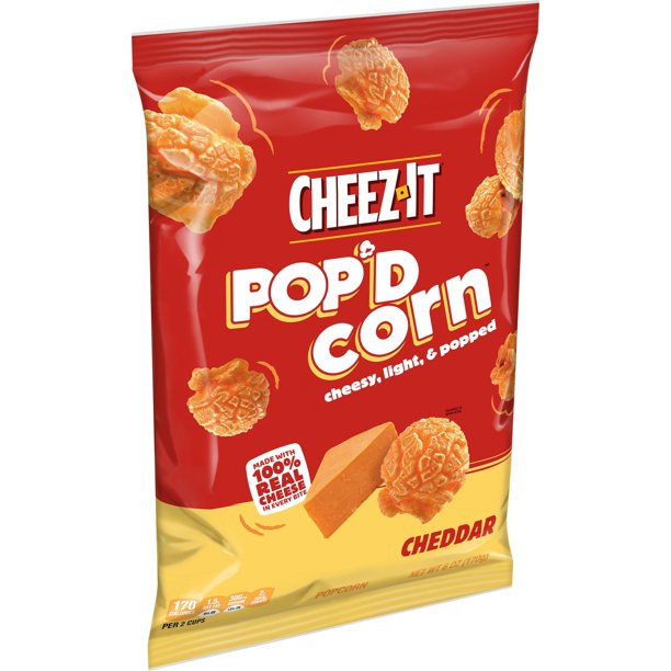 CheezIt Cheddar Pop'd Corn, 6 oz