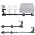 thumbnail image 1 of ChargerCity Dual Post Telescopic Headrest Mount for GoPro Hero & Action Cameras, 1 of 1