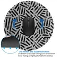 thumbnail image 4 of Disketp Weave Geometric Small Mouse Pad 7.9x7.9 Inches,Washable Round Mousepad For Office Laptop Computer,Non-Slip Rubber Base Mouse Pads For Wireless Mouse, 4 of 8