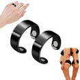 thumbnail image 1 of Paquete De 2 Anillos Magnéticos De Drenaje Linfático Para Pérdida De Peso, Anillo Magnético Adelgazante, Elegante Anillo Abierto Magnético Para Hombres Y Mujeres, 1 of 8