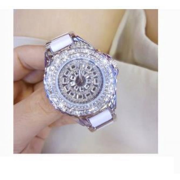 Reloj de cadena con diamantes para mujer Los relojes dorados son adecuados para mujeres.