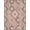 Pink Mauve, Pattern 2, variant on Design&I 8'x10' Washable Area Rug Sleek Flatweave Pet Friendly Pink Blush Geometric Cross Dot Vintage Interlocking Mauve Argyle for King Size Bedroom, Under Bed