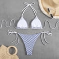 thumbnail image 4 of Traje de baño para mujer, moda, cómodo, estampado, bikini, traje de baño de color liso para mujer, conjuntos de bikinis, trajes de baño para mujer, 4 of 6