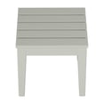 thumbnail image 3 of WestinTrends Ashore Oversized Outdoor Side Table, 18 Inch All Weather Poly Lumber Adirondack Patio Side Table Square End Table, Sand, 3 of 6