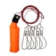 thumbnail image 5 of Clip para encordar la pesca, soporte para pesca, encordador para kayak, candado vivo para pesca grande naranja 5m, 5 of 9