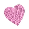 Pack of 72 Embossed Pink Foil Heart Cutout Valentine Decorations 4"