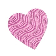Pack of 36 Embossed Pink Foil Heart Cutout Valentine Decorations 8.5"