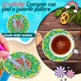 thumbnail image 4 of Kit Posavasos Artístico Con Pintura Diamantes Alfabeto para Adultos Suministros Regalo Principiantes, 4 of 7