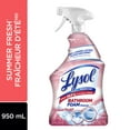 thumbnail image 1 of Lysol Bathroom Cleaning- Bathroom Cleaner Spray,Multi-surface cleaner trigger, Bathroom Foam, Summer Fresh, Powers Through Soap Scum, 950 mL, 1 of 10
