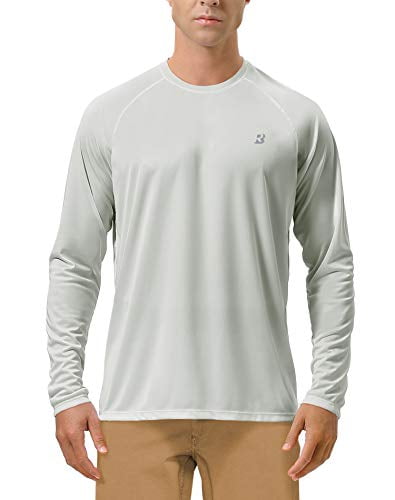 Men Long Sleeve UV Sun Protection Tops 