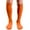 Orange, variant on Unisex Knee High Sports Athletic Baseball Softball Socks, Orange, Medium, 1 Pair