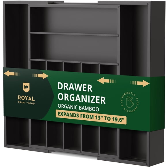 Organizador de cajones de cocina ROYAL CRAFT WOOD Luxury Bamboo
