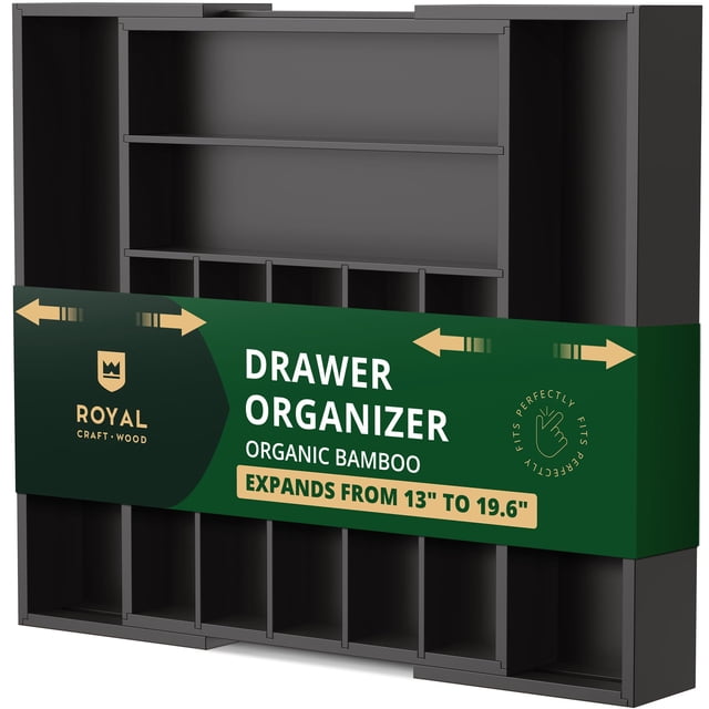 Organizador de cajones de cocina ROYAL CRAFT WOOD Luxury Bamboo