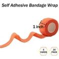 thumbnail image 2 of 30 Rolls Self Adherent Wrap Stretch Bandages Self Adhesive Bandage Wrap 2 inch Self Stick Bandage Wrap Tape for Wrist Ankle Swelling Sprains (Black), 2 of 14