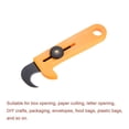 thumbnail image 5 of Unique Bargains Retractable Utility Knife, Box Cutter Letter Opener Pocket Knives, Yellow, 5 of 5