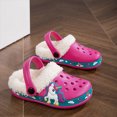 thumbnail image 6 of Cdudpw Kids Slippers for Boys and Girls – Cozy Slip-On Shoes with Faux Lining, Cushioned Memory Foam Comfort(W243-Red), 6 of 6