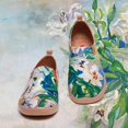 thumbnail image 2 of Zapatos UIN Art pintados sobre lienzo, diseño artístico, diseño de lirio, 2 of 7