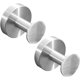 thumbnail image 1 of Gancho para toalla de níquel cepillado, gancho para bata de acero inoxidable de 2 piezas, gancho redondo para bata de baño montado en la pared, 1 of 5