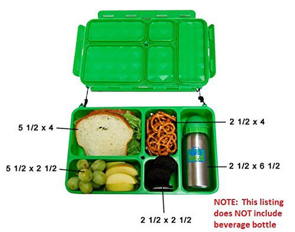 Go Green Lunch Box | FOOD BOX ONLY (Lunch Box, Green)