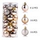 thumbnail image 5 of Bola de Navidad Colgante de Plástico 4 cm color Bronce 24 piezas, 5 of 14