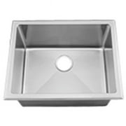CI HR-HA450B 15 Gauge Radial Milam Stainless Steel Deep Laundry Sink