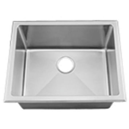 CI HR-HA450B 15 Gauge Radial Milam Stainless Steel Deep Laundry Sink