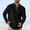 Black, variant on Gspmoly Shirts for Men, Men'S and Linen Solid Color Fashion Long-Sleeved Lapel Top/Shirt Men Top up to 70% Off