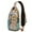 Bohemian Tribal (40), variant on Travel Sling Bag Hiking Casual Sport Daypack Bohemian Tribal Crossbody Bag for Travel Chest Bag Small Backpack for Women Men