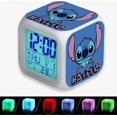 thumbnail image 5 of Digital Alarm Clock Bedside Punto Blanco Alarm Clocks for Kids with 7 Color Changing LED Lights (battery not included), 5 of 5