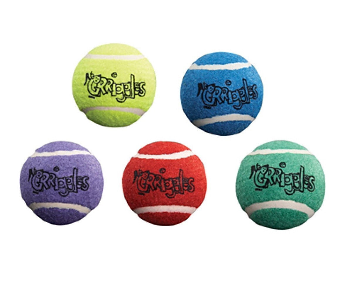Bulk Tennis Ball Dog Toys Bright Colorful Durable Fun Fetch Chase Chew 2.5 inch (25 Balls)