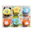 thumbnail image 2 of Cartoon Animal Recording Refrigerator Sticker Nine Animal Sounds Sticker Children's Interactive Toy Can Record Voice, 2 of 6