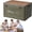 Military Green-30l, variant on Storage Bins | Foldable Outdoor Camping Storage Bins - Garden Tools Box Containers Camping Accessories, Stackable Outdoor Box Garage Organization