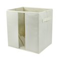 thumbnail image 1 of The Elixir Eco Green Collapsible Fabric Premium Canvas Storage Boxes/Cubes, Beige, Extra Large,, 1 of 5