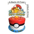thumbnail image 2 of 25PCS Pokemon Cupcake Toppers Cake Toppers, Happy Birthday Party Supplies Cake Decorations for, Kids Birthday Party, 2 of 4