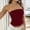A1_Wine, variant on HOSIA Women's Strapless Bandeau Tube Top Casual Summer Slim Fit Sleeveless Basic Tank Camisole Stretchy Strapless Tube Tops Trendy Slimming Bandeau Camisole Going Out Workout Layering Beige L