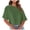 Army Green, variant on Staron Summer T-Shirts for Women Casual Round Neck Short Sleeve Solid Color Basic Blouse Pullover Top, White XXL