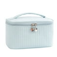 thumbnail image 1 of Xihbxyly Bolsa de Cosméticos, Organizador de Viaje de Gran Capacidad, con Cremallera para Maquillaje, Joyas y Dispositivos Electrónicos, Práctica Bolsa para El Día a Día, El Trabajo y La Escuela, Tam, 1 of 2