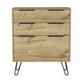 thumbnail image 6 of Augusta Dresser, Hairpin Legs, Three Drawers, Superior Top Light Oak, 6 of 9