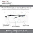 Safe Handler Duarte Clear Safety Glasses Over Glasses for Men and Women ...
