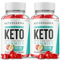 (2 Pack) KetoPharma Keto ACV Gummies, Apple Cider Vinegar, Max Strength, 2 Month Supply Dietary Supplement, Made in USA