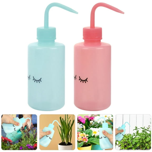 MLINS  4 Pcs Curved Mouth Kettle Spray Cleaning Squeeze Bottles Indoor Plants