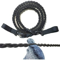Pmsanzay No Hanger Hook Tri-Braided Cord Clothes Line with Straps