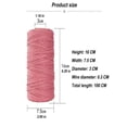 thumbnail image 7 of Natural Macrame Cord,3 mm x 100 m,Cotton Cord for Wall Hanging,Christmas Crafts, Knitting, 7 of 7