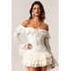 thumbnail image 3 of Vestido bellabarnetten Wenie con hombros descubiertos y manga larga, 3 of 7