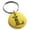 Gold, variant on Stainless Steel Letter L Initial Dotted Monogram Engraved Small Medallion Circle Charm Keychain Keyring