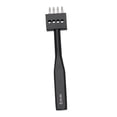 thumbnail image 2 of KLKCMS Leather Prong Punch Tool 5mm Comfortable Grip Auxiliary Tools Sturdy Round Hole Puncher Leather Stitching Punch Tool for Card 4 Tooth, 2 of 9