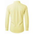 thumbnail image 7 of sogami Men's Stain Shield Dress Shirt Long Sleeve Stretch Button Down Formal Shirt, 7 of 7