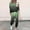 Green, variant on Womens 2 Piece Outfits Sequins Print Long Sleeve Pullover Tops and Drawstring Pants Comfy Lounge Sets Fall Tracksuits