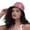 Pink, variant on Gtoiithly Womens Hats Gold Foil Coated Reversible Fisherman Versatile Streetwear Fashion-Forward & Trendy Hats for Ladies White