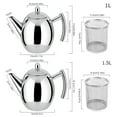 thumbnail image 3 of LHCER 1.5L Stainless Steel Teapot with Filter, 3 of 7